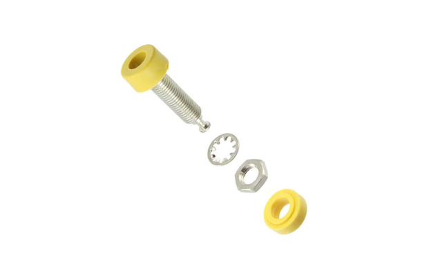 Fluke PJKPL 2854-4 B-jack Gold Pl 10/pkg (yellow)