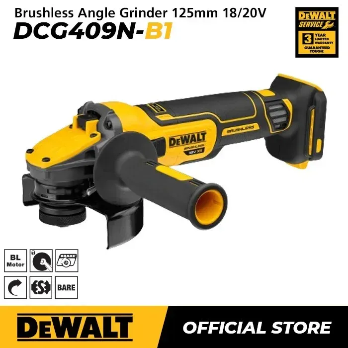 Dewalt 20V MAX FVA Angle Grinder Slide (Bare) M10 100mm