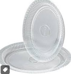 9' DISPOSABLE PLATE (50'S/PKT) - PLASTIC TYPE
