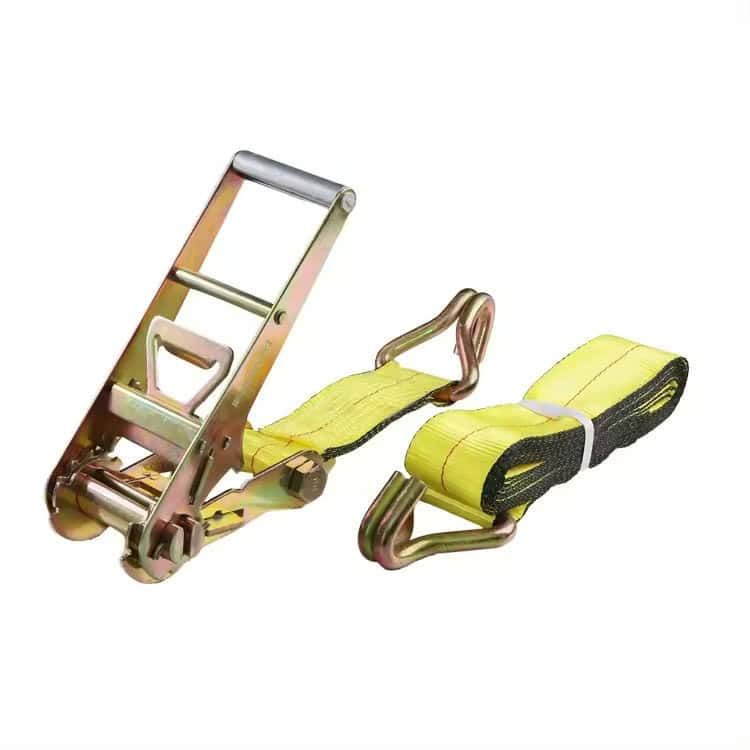 2" x 10M x 5 Tons Heavy Duty Ratchet Strap Tie-Down With Metal Lock