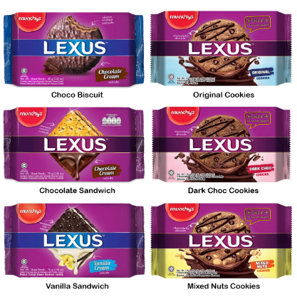 Munchy's Lexus Chocolate Sandwich (190G) /Munchy's /Biscuit /Lexus /Lexus Chocolate Sandwich /190g /Sandwich Biscuit