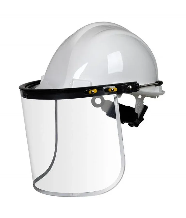 Protective Face Shield Visor With Removable Bracket For Safety Helmets