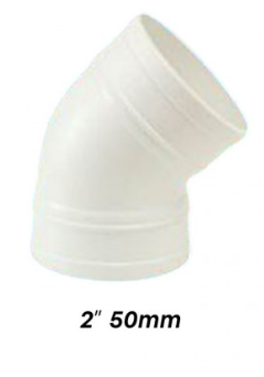 ATKC UPVC Fittings 135Â° Plain Bend 2" (50MM)
