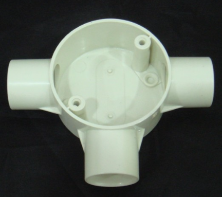ATKC PVC Conduit Fittings Three Way Tee Box 1' (25MM)