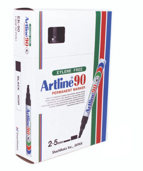 ARTLINE PERMANENT MARKER 90 BLACK (12PCS/BOX)