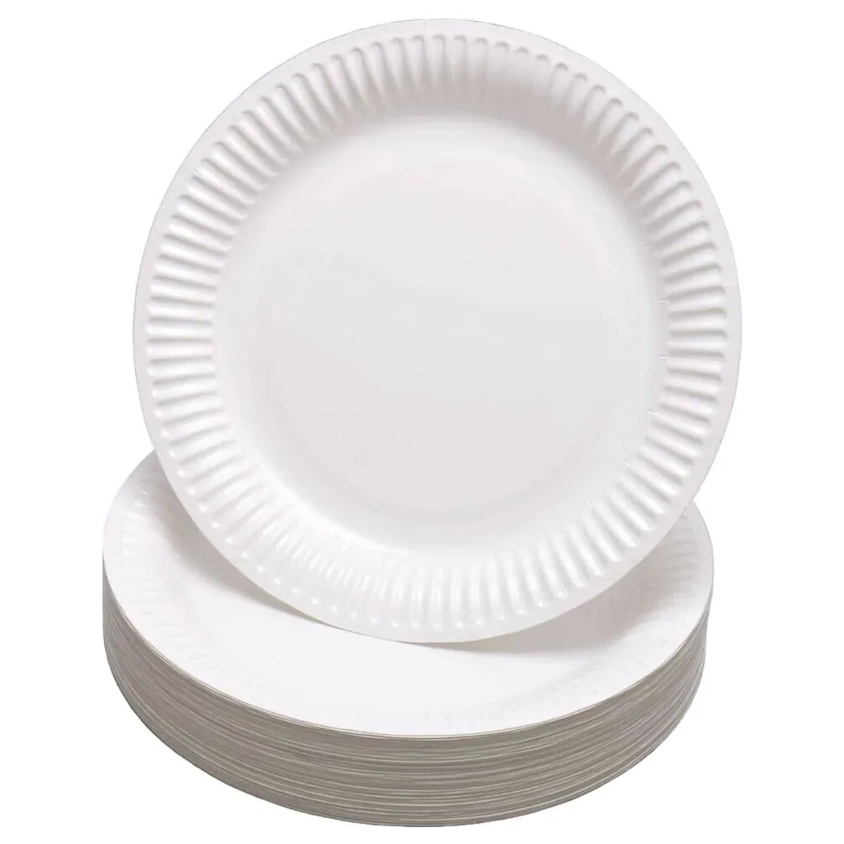 QP WHITE PAPER PLATE 9" 50 PCS