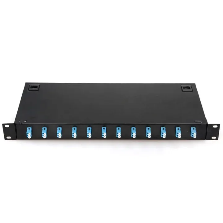FIBER OPTICAL DISTRIBUTION FRAME (ODF) 12-PORT FIBER OPTIC PATCH PANEL