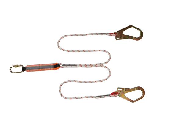 Proguard Double Kernmantle Lanyard 1.8M with Energy Absorber - Large Hook PFP-LY2-KM18LH-EA