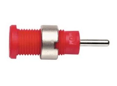 Fluke PJKPL 72921-2 2mm Safety Sheathed Jack With 1.9mm Connecting Pin, (red)