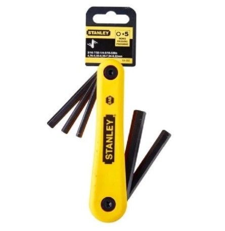 Stanley HEX KEY SET 5PC IMP FOLDING