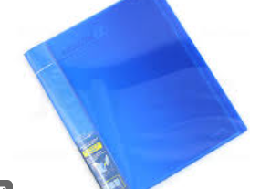 Kokuyo A4 clear holder file 10 pocket (blue)
