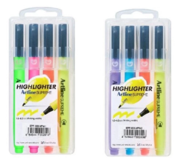 ARTLINE HIGHLIGHTER SUPREME EPF600 SET (4PCS/PACK)