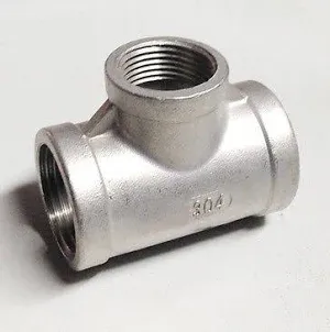 ATKC Stainless Steel Fittings Reducing Tee 1" x 1/2"
