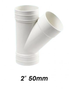 ATKC UPVC Fittings 135Â° Y-Branch (Y-Tee) 2" (50MM)