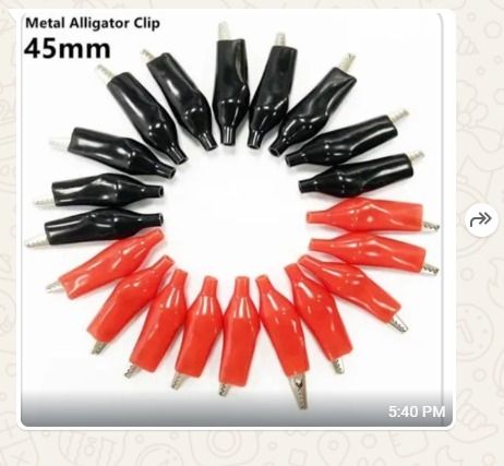 Metal Alligator Clip 45mm