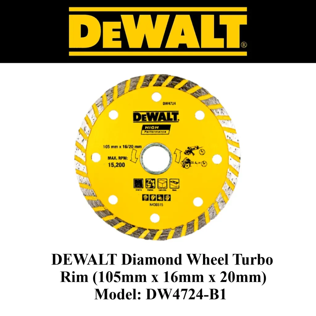 Dewalt 105x20x7mm MPP Turbo Diam