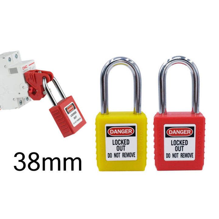 LOTO Padlock 38mm Lockout Lock Insulation Safety Engineering