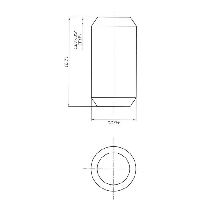 Teflon Guide Pin Fancowl (Besar)