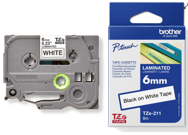 BROTHER 6 MM TZE TAPE