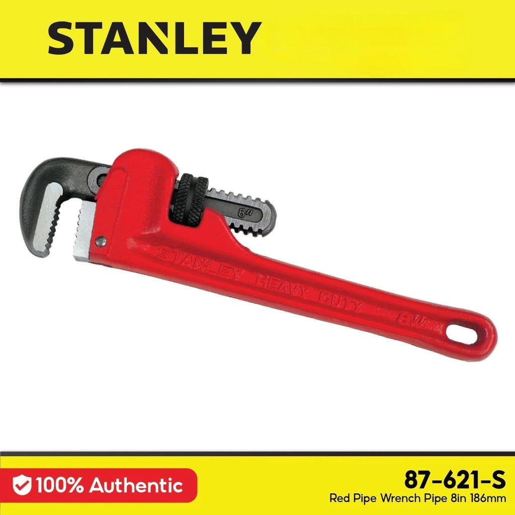 STANLEY Pipe Wrench 8"