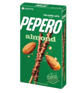 LOTTE  PEPERO  ALMOND CHOCOLATE STICK  32G/BOX