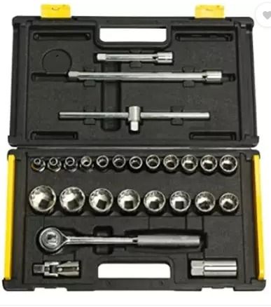 Stanley 12DR 25pcs round head ratchet set metric