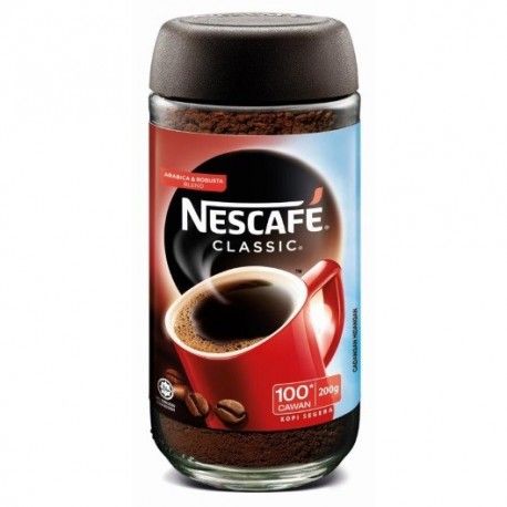 NESTLE NESCAFE CLASSIC INSTANT COFFEE 200G CLASSIC JAR