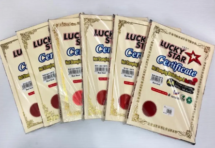 LUCKY STAR A4 CERTIFICATE PAPER WITH BORDER 160GSM 100S