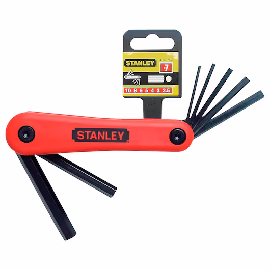 Stanley HEX KEY SET 7PC MET FOLDING