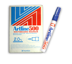 Artline 500 Whiteboard Marker, Blue (Box)