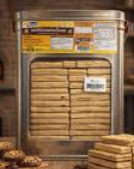 BISCUIT CHOCOLATE PLATE WAFER ROLL BISCUIT (APOLLO)  4KG/TIN