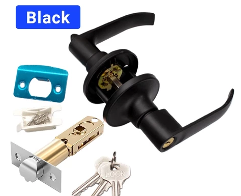 Tubular Lever Door Lock - Key & Thumbturn