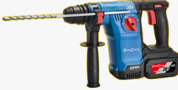 DONGCHENG CORDLESS BRUSHLESS ROTARY HAMMER (8.0AH X2 / 4A)