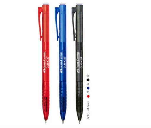 Faber Castell Ballpen click X7 1422 0.7 Red
