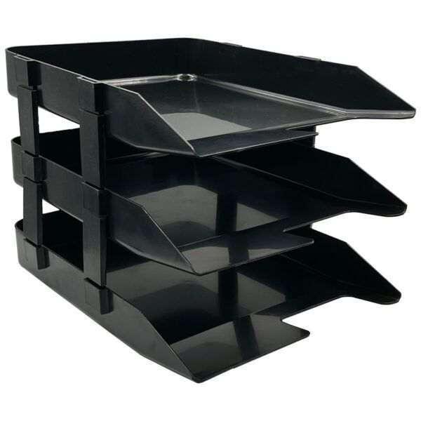 2S Document Tray Plastic 3 Tier