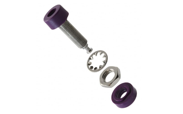 Fluke PJKPL 1581-7 B-jack, Tin Pl 10/pkg (violet)